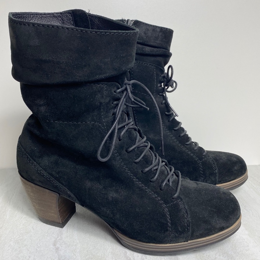 Wolky Dhofar Suede Black Boot